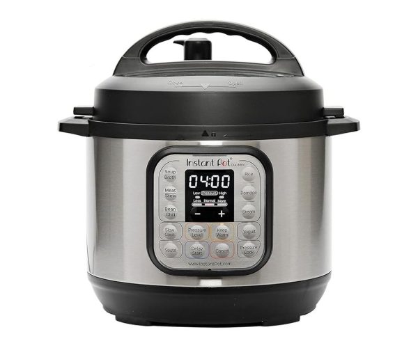 🛍️ Instant Pot Akıllı Pişirici, 3 Litre Kapasite, Elektrikli Düdüklü, Yavaş Pişirme, Pilav Pişirme, Kızartma Modu, Yoğurt Hazırlayıcı, Buharlı Pişirme Ve Yemek Isıtma Özelliği, Paslanmaz Çelik/Siyah