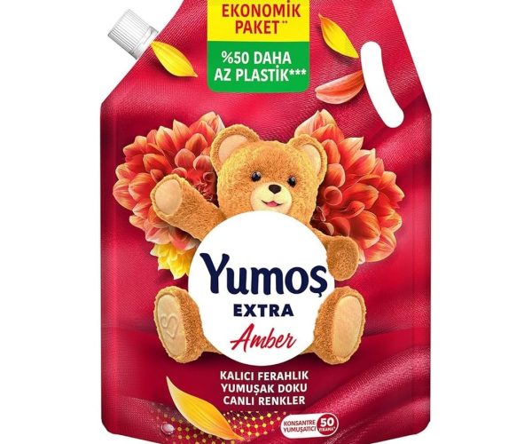 🛍️ Yumoş Ekstra Amber Konsantre Yumuşatıcı Pouch 1200 ml