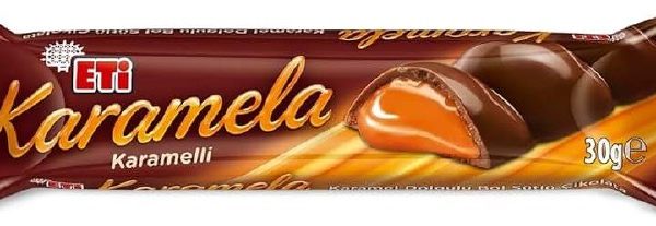 Eti Karamela Karamel Dolgulu Sütlü Çikolata 30 g x 24 Adet