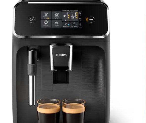 Philips 2200 Serisi Tam Otomatik Espresso Makinesi, Dokunmatik Ekran, Klasik Süt Köpürtücü, 2 İçecek, EP2220/10