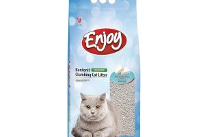 🛍️ Enjoy Bentonit İnce Taneli Kedi Kumu 10 Lt (Marsilya Sabunlu)