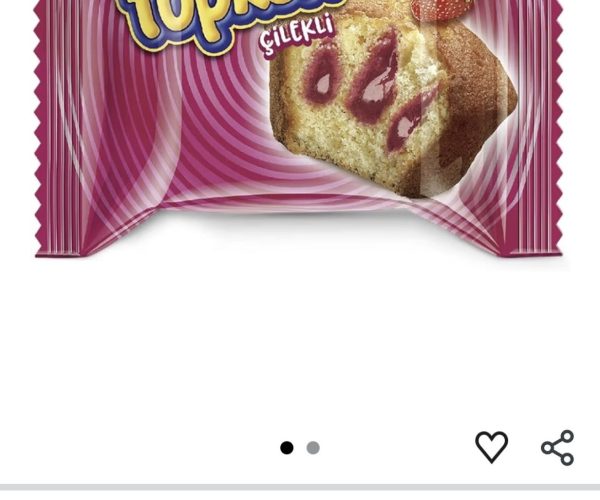 Eti Topkek Çilekli Kek 40 g x 24 Adet