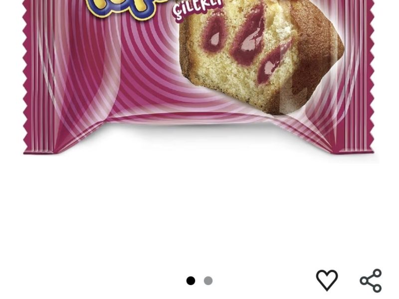 Eti Topkek Çilekli Kek 40 g x 24 Adet