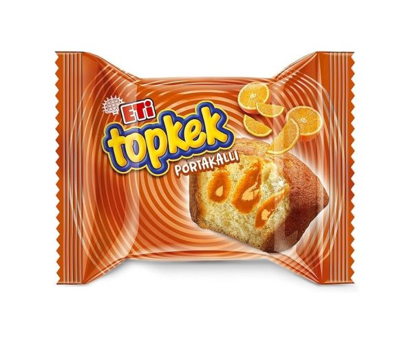 🛍️ Eti Topkek Portakallı Kek 40 g x 24 Adet