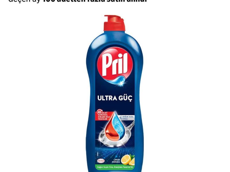 Pril Cold Power Yağ Çözme Etkili Limon Kokulu Sıvı Bulaşık Deterjanı 675 G, Limon Kokulu 675Gr — %30 İndirim