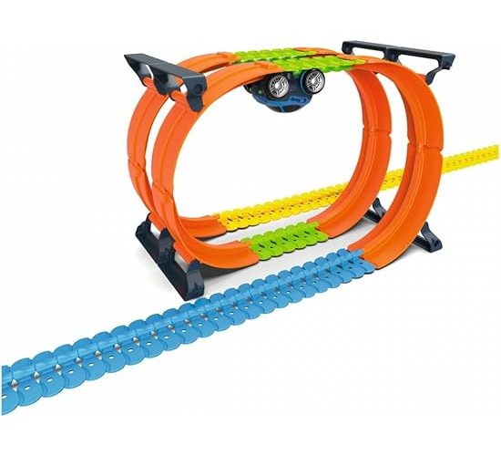 Smoby, 180912, Smoby FleXtreme Superlooping Oyun Seti, Büyütülebilir Set, Tamamlayıcı, Uzun Ray Parçaları, Spiral Sürüş, Smoby FleXtreme Superlooping Set