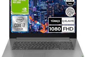 (%54.53) Lenovo Ideapad 3 Dizüstü Bilgisayar, 17.3″ FHD, Intel Core i7-1165G7, 8GB RAM, 512GB SSD, NVIDIA GeForce MX350 2GB GDDR5, FreeDOS, 82H900BMTX