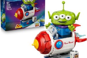 LEGO Disney ve Pixar Oyuncak Hikayesi Pizza Gezegeni Roketli Uzaylı 43307-9 Yaş ve Üzeri Çocuklar için Roket Makinesi ve Sürpriz Detaylar İçeren Yaratıcı Oyuncak Yapım Seti, Hediye Fikri (714 Parça)
