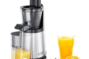 Russell Hobbs 25170-56 Yavaş Meyve Sıkacağı, 3 Süzgeç Ek Parçası (İnce, Kaba ve Dondurulmuş Meyveler), Siyah