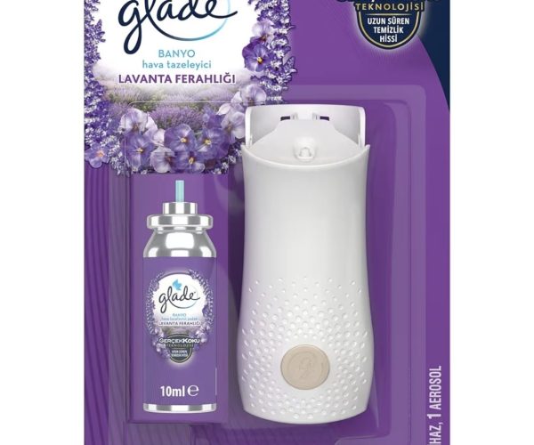 Glade Banyo Hava Tazeleyici Cihaz ve Yedek Lavanta Ferahlığı 10 ml