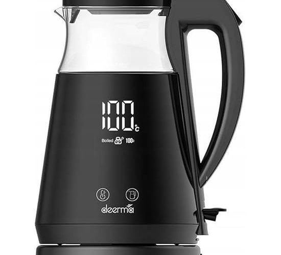 Deerma Sh90W 1,7Lt Dijital Isı Ayarlı Cam Kettle & Su Isıtıcı