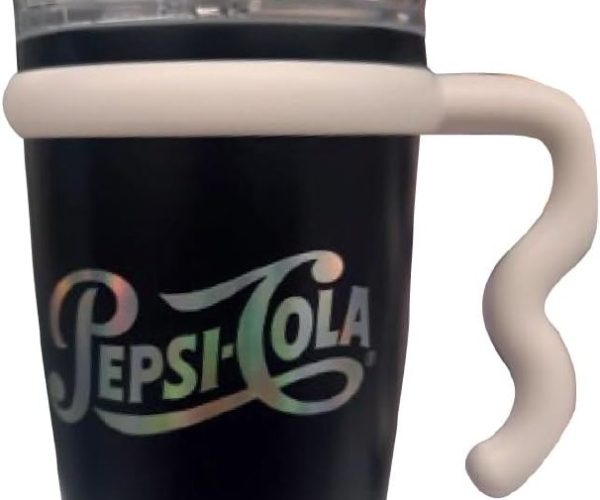 Trendix Çelik İçli Termos Bardak 1000 Ml Siyah Pepsi Kola