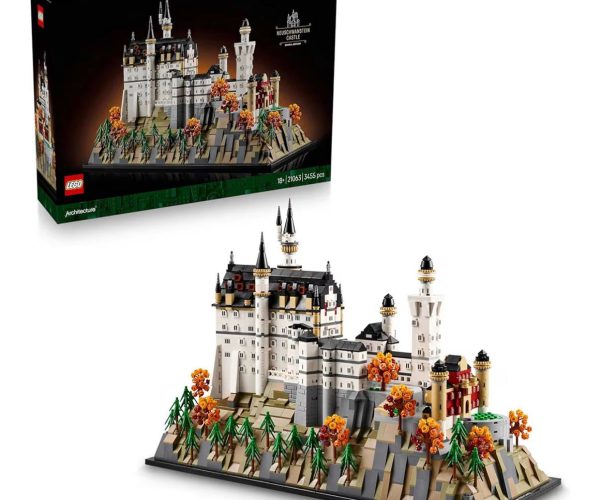 LEGO Architecture Neuschwanstein Şatosu 21063 – Tarihi Mimari Meraklısı Yetişkinler için Detaylı ve Dekoratif Koleksiyonluk Model Yapım Seti, Doğum Günü için Hediye Fikri (3455 Parça)