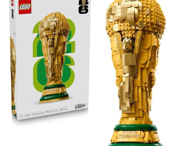 LEGO Editions FIFA Dünya Kupası Resmi Kupa 43020-12 Yaş ve Üzeri Çocuklar için 2 İnsan Figürü, İkonik Küre ve Levha İçeren Yaratıcı Dekoratif Yaratıcı Oyuncak Yapım Seti, Hediye Fikri (2842 Parça)