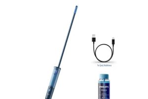 Philips OneUp 3000 Serisi Elektrikli Mop – Daha Temiz Zeminler, Daha Hızlı Paspaslama, 360° Dönen Menteşeli Kablosuz Tasarım, Yıkanabilir Yeniden Kullanılabilir Pedler, Uzun Ömürlü Pil (XV3101/01)