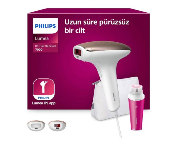 Philips Lumea IPL Tüy Alma Cihazı, Çantalı, Yüz Temizleme Cihazı Hediyeli, Yüz/Vücut/Hassas Bölge Kullanımı, Cilt Tonu Sensörü ile Güvenli Epilasyon BRI924/00