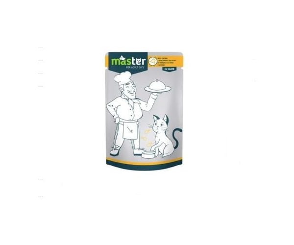 🛍️ Master Tavuk Etli Pouch Kedi Maması, 80 Gr, 24 Adet