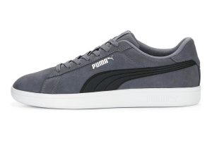 Puma Smash 3.0 Sneakers Unisex Yetişkin Spor Ayakkabı, PUMA Black-PUMA White, 40