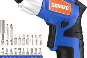 (%44.77) SORAKO Akülü Tornavida Küçük 6 Nm Maks Tork Akülü Tornavida 1,3 Ah 3,6 V 30 Aksesuar Parçası ile LED Işık ve Arka El Feneri Ev Kullanımı için Ev Aletleri