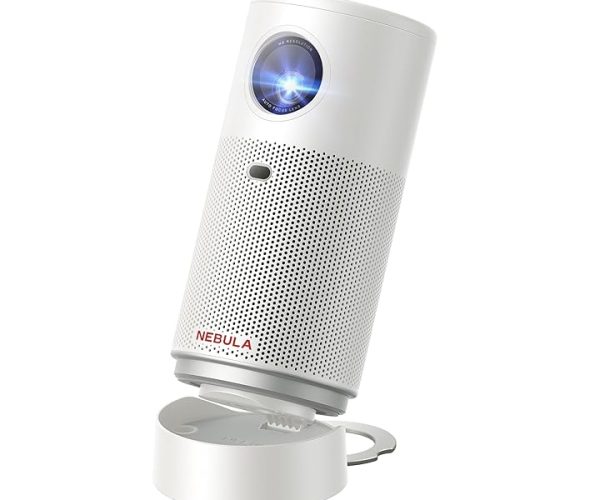 (%35.3) Nebula by Anker, Capsule Air, Dünyanın En Küçük Google TV Projeksiyon Cihazı, Sadece 650g, 2 Saat Oynatma, Otomatik Odak – Beyaz