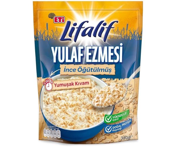 🛍️ Eti Lifalif İnce Öğütülmüş Yulaf Ezmesi 350 g