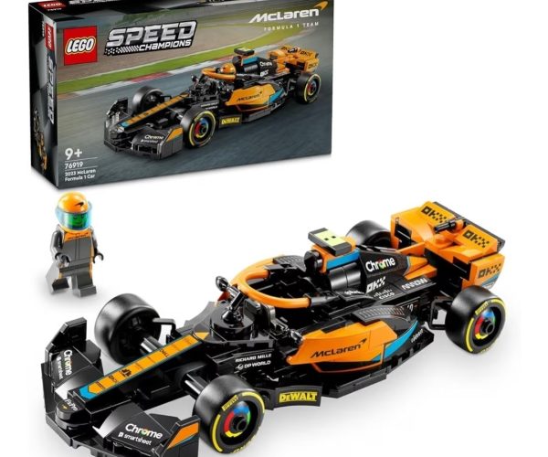 LEGO Speed Champions 2023 McLaren Formula 1 Yarış Arabası Set 76919 – 9 Yaş ve Üzeri Kız ve Erkek Çocukları için Koleksiyonluk Oyuncak Model Yapım Seti, Çocuk Doğum Günü Hediyesi Fikri (245 Parça