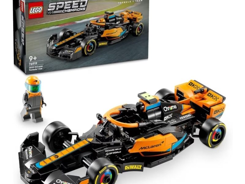 LEGO Speed Champions 2023 McLaren Formula 1 Yarış Arabası Set 76919 – 9 Yaş ve Üzeri Kız ve Erkek Çocukları için Koleksiyonluk Oyuncak Model Yapım Seti, Çocuk Doğum Günü Hediyesi Fikri (245 Parça