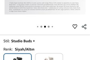 Beats Studio Buds +|Gürültü Önleme Özellikli Gerçek Kablosuz Kulaklık, Apple ve Android ile  Uyumlulu – 9.499₺