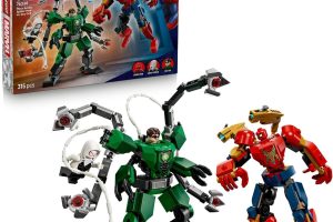 LEGO Marvel Robot Savaşı: Örümcek Adam, Doktor Oktopus’a Karşı 76338-6 Yaş ve Üzeri Çocuklar için Örümcek Adam ve Ghost Rider Minifigürleri İçeren Oyuncak Yapım Seti, Hediye Fikri (315 Parça)