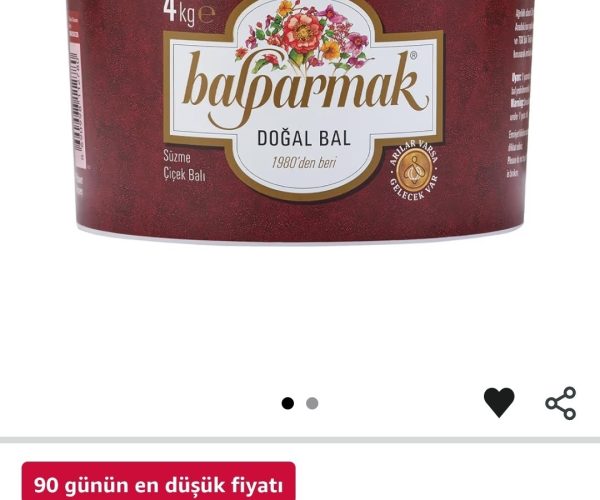 Balparmak Yayla Çiçek Balı 4 Kg Kova – Ödeme aşamasında 100₺ indirimle 1.974₺ — %94 İndirim