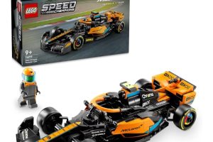 LEGO Speed Champions 2023 McLaren Formula 1 Yarış Arabası Set 76919 – 9 Yaş ve Üzeri Kız ve Erkek Çocukları için Koleksiyonluk Oyuncak Model Yapım Seti, Çocuk Doğum Günü Hediyesi Fikri (245 Parça