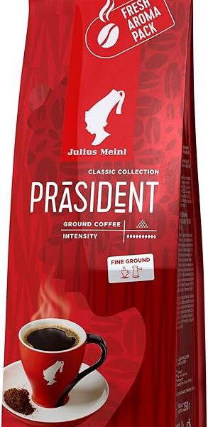 (%41.48) Julius Meinl Präsident Blend Öğütülmüş Filtre Kahve, Orta Kavrulmuş, Yumuşak İçim, 250 g