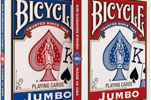 Bicycle Rider Back Intl. Jumbo Endeks Oyun Kartları, İkili Paket, Kırmızı & Mavi — %25 İndirim | Amazon TR Fırsatı