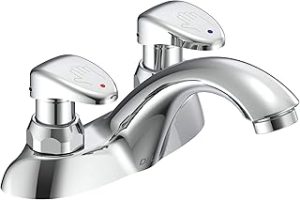 Delta musluk 86T1153 86T Two Handle Metering Slow-Close Lavatory musluk, krom by Delta musluk — %26 İndirim | Amazon TR Fırsatı