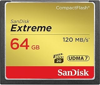 Sandisk Extreme CompactFlash Memory Card – 64 GB (Sdcfxs-064G-A46)