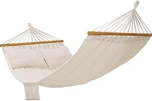 SONGMICS GDC22M hamak, dış mekan çok kişilik, çubuk hamak, 200 x 150 cm, TÜV Rheinland, 300 kg, bej — %29 İndirim | Amazon TR Fırsatı