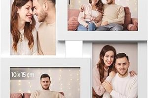SONGMICS 4 fotoğraf için resim çerçevesi kolajı, 10 x 15 cm RPF25WT — %23 İndirim | Amazon TR Fırsatı