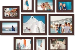 Americanflat 10 Parça Maun Galerisi Duvar Resim Çerçevesi Seti 8×10, 5×7, ve 4×6. Kırılmaya Dayanıklı Cam. Duvar veya Masa için Resim Çerçeveleri – Asma Donanımı ve Şövale Stantları Dahildir — %30 İndirim | Amazon TR Fırsatı