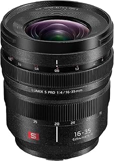 Panasonic S-R1635E LUMIX S PRO lens (F4, 16-35 mm, filtre boyutu 77 mm, toz, sıçrama ve soğuğa dayanıklı) Siyah — %30 İndirim | Amazon TR Fırsatı
