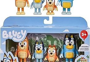 Bluey and Family: Bingo, Bandit and Chilli 4 Figure pack Articulated Character Action Figures 2.5 inches Official Collectable Toy — %22 İndirim | Amazon TR Fırsatı