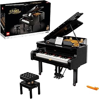 LEGO Ideas Kuyruklu Piyano 21323 – Yetişkinler için İnteraktif Yapım Seti, Hobi Tutkunları ve Müzik Severler için Sergilenebilir Model, Özel Günler için Harika Hediye Fikri (3662 Parça)