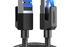 UGREEN Cat 8 LAN Kablo 40Gbps 2000MHz Süper Hızlı Ağ Kablosu POE RJ45 Gigabit Ethernet Kablosu Wi-Fi PS5/4, Steam Deck, Xbox, Switch, Router, Modem vb. ile uyumlu — %21 İndirim | Amazon TR Fırsatı