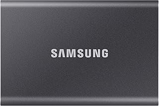 Samsung MU-PC1T0T/WW T7 1TB USB 3.2 Gen 2 Harici Katı Hal Sürücüsü, Gri