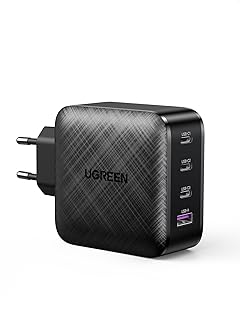 UGREEN USB C şarj cihazı 65 W USB C güç kaynağı 4 port GaN Charger PD şarj cihazı MacBook Pro/Air, iPhone 14/14 Pro/14 Pro Max/13 Pro/12, iPad Pro, S23 Ultra, S23+, S23 vb. ile uyumlu