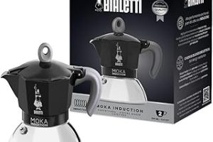 Bialetti – Moka İndüksiyon Siyah: 2 Cups Ocak Üstü Espresso Pişirici – 100ml – Alt Hazne: Dış Paslanmaz Çelik İç Alüminyum – Patentli Güvenlik Valfi – İndüksiyon Ocak Türleri İçin Uygundur — %20 İndirim | Amazon TR Fırsatı