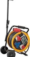 Brennenstuhl Brobusta CEE 2 FI IP44 sanayi/şantiye kablo makarası, arabalı, 30 m H07RN-F 5G4,0 — %20 İndirim | Amazon TR Fırsatı