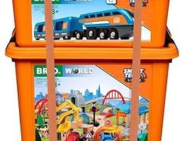 BRIO World 33977 Smart Tech Sound Deluxe Seti – Kapsamlı Komple Sette Kayıt Fonksiyonlu Etkileşimli Loco, Depolama Kutuları ile birlikte – 3 yıldan itibaren tavsiye edilir — %30 İndirim | Amazon TR Fırsatı