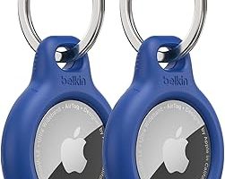Belkin AirTag anahtarlık kılıfı (Air Tag için güvenli tutucu koruyucu kılıf, çizilmeye karşı korumalı aksesuar), 2’li paket, mavi — %68 İndirim | Amazon TR Fırsatı