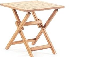 ReHome Truva 90×90 cm İroko Katlanabilir Kare Bahçe Balkon Mutfak Teras Masası — %31 İndirim | Amazon TR Fırsatı