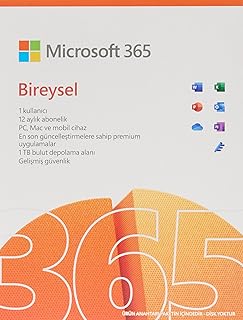 Microsoft 365 Bireysel Türkçe Yeni — %55 İndirim | Amazon TR Fırsatı